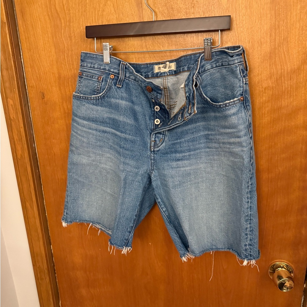 Madewell Long Denim Shorts